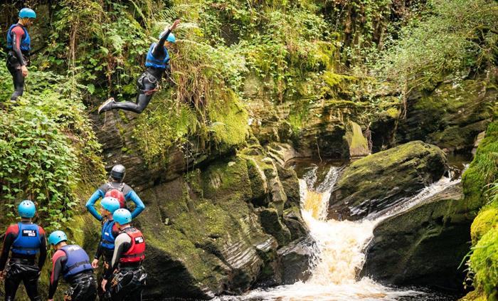 Canyoning on the Adventure North Wales holiday